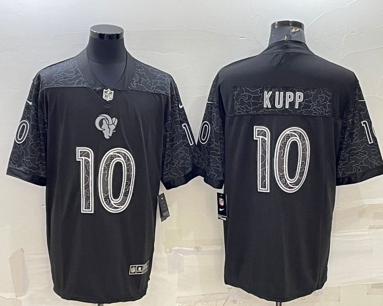Men's Los Angeles Rams Cooper Kupp #10 Dark Grey Jersey