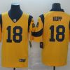 Men's Los Angeles Rams Cooper Kupp #18 Yellow Jersey