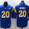 Men's Los Angeles Rams Eric Weddle #20 Blue Jersey