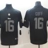 Men's Los Angeles Rams Jared Goff #16 Black Jersey
