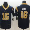 Men's Los Angeles Rams Jared Goff #16 Navy Jersey