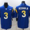 Men's Los Angeles Rams Odell Beckham Jr. #3 Blue Jersey