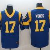 Men's Los Angeles Rams Robert Woods #17 Blue Jersey