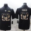 Men's Los Angeles Chargers Khalil Mack #52 Black Team Jersey