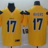 Men's Los Angeles Chargers Philip Rivers #17 Yellow Inverted Legend Jersey