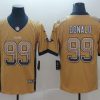 Men's Los Angeles Rams Aaron Donald #99 Yellow Jersey