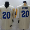 Men's Los Angeles Rams Eric Weddle #20 Beige Jersey