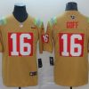 Men's Los Angeles Rams Jared Goff #16 Yellow City Edition Jersey