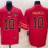 Men's Kansas City Chiefs Isiah Pacheco #10 Red Jersey