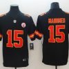 Men's Kansas City Chiefs Patrick Mahomes #15 Black Jersey