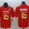 Men's Kansas City Chiefs Patrick Mahomes #15 Red All Star Jersey