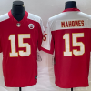 Men's Kansas City Chiefs Patrick Mahomes #15 Red Vapor F.U.S.E. Limited Jersey