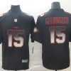 Men's Kansas City Chiefs Patrick Mahomes Black Authentic Jersey