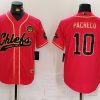 Men's Kansas City Chiefs Isiah Pacheco #10 Red Jersey
