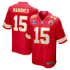 Men's Kansas City Chiefs Patrick Mahomes #15 Red Super Bowl LVIII Jersey