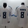 Men's Tennessee Titans Marcus Mariota #8 White Jersey