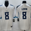 Men's Tennessee Titans Will Levis #8 White Jersey