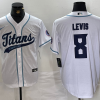 Men's Tennessee Titans Will Levis #8 White Jersey