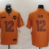 Men's Seattle Seahawks 12s Brown 2023 Salute To Service Limited Jersey
