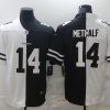 Men's Seattle Seahawks DK Metcalf #14 Black/White Jersey