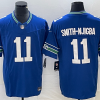 Men's Seattle Seahawks Jaxon Smith-Njigba #11 Royal Throwback Jersey