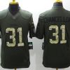 Men's Seattle Seahawks Kam Chancellor #31 Army Green Jersey