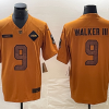 Men's Seattle Seahawks Kenneth Walker III #9 Brown 2023 Salute To Service Limited Jersey