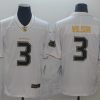 Men's Seattle Seahawks Russell Wilson #3 White Jersey