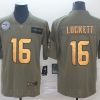 Men's Seattle Seahawks Tyler Lockett #16 Brown Jersey