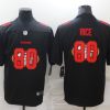 Men's San Francisco 49ers #80 Jerry Rice Black Alternate Jersey