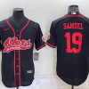 Men's San Francisco 49ers Deebo Samuel #19 Black Jersey Joint Edition