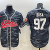 Men's San Francisco 49ers Nick Bosa #97 Grey Camouflage Jersey Joint Edition