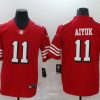 Men's San Francisco 49ers Brandon Aiyuk #11 Red Jersey