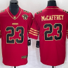 Men's San Francisco 49ers Christian McCaffrey #23 Red 75th Anniversary Jersey