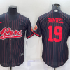 Men's San Francisco 49ers Deebo Samuel #19 Black Jersey Joint Edition