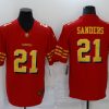 Men's San Francisco 49ers Deion Sanders #21 Red Jersey