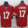 Men's San Francisco 49ers Emmanuel Sanders #17 Red Jersey