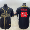 Men's San Francisco 49ers George Kittle #85 Black Jersey Joint Edition