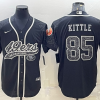 Men's San Francisco 49ers George Kittle #85 Black Retired RFLCTV Limited Jersey Joint Edition