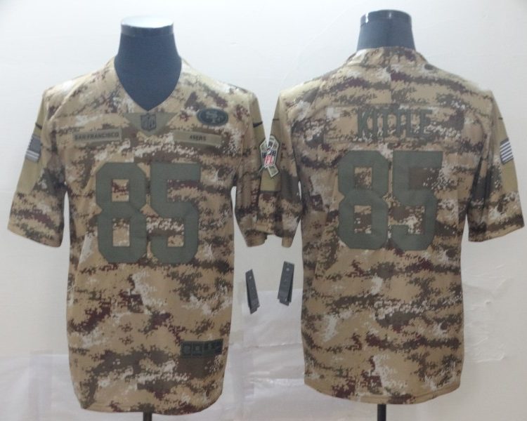 Men's San Francisco 49ers George Kittle #85 Camouflage Jersey