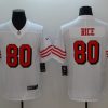 Men's San Francisco 49ers Jerry Rice #80 White Jersey