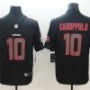 Men's San Francisco 49ers Jimmy Garoppolo #10 Black Jersey