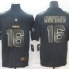 Men's San Francisco 49ers Joe Montana #16 Black Authentic Jersey