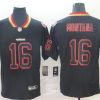 Men's San Francisco 49ers Joe Montana #16 Black Jersey