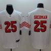 Men's San Francisco 49ers Richard Sherman #25 White Jersey