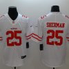Men's San Francisco 49ers Richard Sherman #25 White Jersey