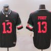 Men's San Francisco 49ers Brock Purdy #13 Black Vapor F.U.S.E. Limited Jersey