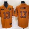 Men's San Francisco 49ers Brock Purdy #13 Brown 2023 Salute To Service Retired Limited Jersey