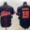 Men's San Francisco 49ers Deebo Samuel #19 Black Jersey Joint Edition