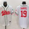 Men's San Francisco 49ers Deebo Samuel #19 White Jersey